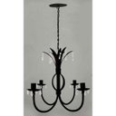 Ver imagem 4 de Luminária Preta com Cristais Artesanal para Decoração de Sala de Jantar - Preto