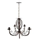 Ver imagem 6 de Lustre Envelhecido em Ferro Rustico para Sala de Jantar Grande - Verniz