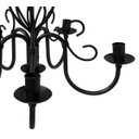 Ver imagem 5 de Pendente de Teto Grande de Metal para Decoração de Cozinha Moderna - Preto