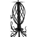 Ver imagem 4 de Pendente Luminária Negra Decorativa para Iluminação Quarto Moderno - Preto