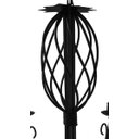 Ver imagem 3 de Luminária Trançada Decorativa para Sala Iluminação sobre Mesa de Jantar - Preto