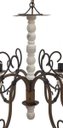 Ver imagem 5 de Luminária Decorativa Rustica para Sala de Jantar Grande com Madeira - Verniz & Branco