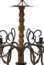 Ver imagem 5 de Luminária Decorativa Rustica para Sala de Jantar Grande com Madeira - Verniz