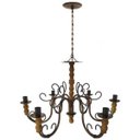 Ver imagem 6 de Luminária Decorativa Rustica para Sala de Jantar Grande com Madeira - Verniz
