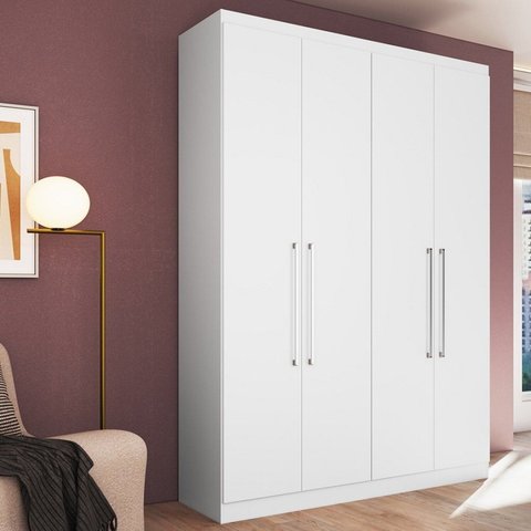 Guarda Roupa 4 Portas Dormitorios Branco