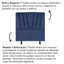 Ver imagem 5 de Cabeceira Estofada Cama Casal Queen Size 160 Cm Malu Suede:azul Marinho