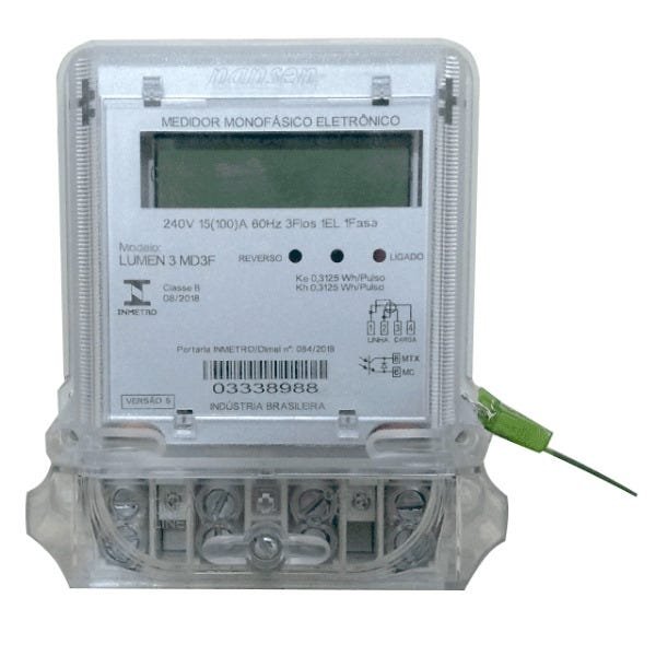 Kit 6 Medidores de Energia Bifásico Nansen Md3F 110V e 220V - 4
