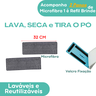 Rodo Mop Flat com Balde Lava e Seca com 1 Refil Extra para Limpeza Profissional - 7