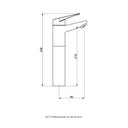 Ver imagem 2 de Misturador Monocomando para Lavatório Mesa Bica Baixa Flaunt Preto Fosco Perflex