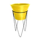 Ver imagem 7 de Vasos Planta com Suporte Grande Vaso Grid Sacada Jardim Varanda BGPLASTICOS V1930SG AZUL ARARA 009