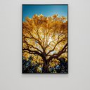 Ver imagem 3 de Quadro Decorativo Árvore Ipê Amarelo Vertical Sala Quarto Casa Escritório