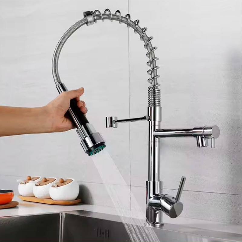 Torneira Gourmet de Cozinha Monocomando Aço Inox 304 Escovado Luxo Brinovar - 2