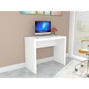 Ver imagem 1 de Mesa Escrivaninha Office Para Estudos e Trabalho 90 X 74,5cm: Branco