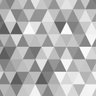 Papel de Parede Auto Adesivo Geométrico Triangular Branco e Cinza - 1