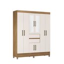 Ver imagem 3 de Guarda Roupa Alba Casal 8 Portas com Espelho Amendola