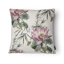 Ver imagem 2 de Kit 3 Capas de Almofada 43x43cm Microfibra Floral Jardim Botânico Rosé