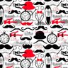 Papel de Parede Adesivo Barbearia Retrô - 1