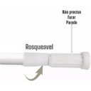 Ver imagem 4 de Varão Extensível para Box Banheiro Cortina 120cm a 135cm