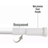 Varão Extensível para Box Banheiro Cortina 120cm a 135cm - 4