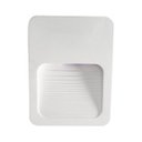 Ver imagem 3 de 9x Luminária Balizador Fit Slim Branco Ip65 Led 2w para Parede Escada Muro Caixa 4x2 para Area