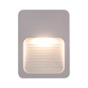 Ver imagem 1 de 9x Luminária Balizador Fit Slim Branco Ip65 Led 2w para Parede Escada Muro Caixa 4x2 para Area