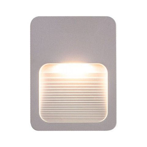 9x Luminária Balizador Fit Slim Branco Ip65 Led 2w para Parede Escada Muro Caixa 4x2 para Area