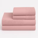 Ver imagem 1 de Jogo Cama Queen 4 Peças Bordado Inglês Exclusive Toque Acetinado Admirare - Rose