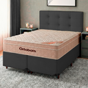 Ver imagem 1 de Kit Cabeceira + Cama Box + Colchão Queen Molas Ensacadas Airtech Ortobom