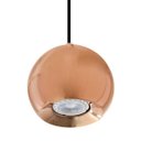 Ver imagem 1 de 1x Pendente Pin 12 Cm Bella Iluminação Luminária Bola Metalizada Redondo Fh015 St1322