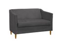 Ver imagem 1 de Namoradeira Titânio Suede Cinza