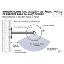 Ver imagem 6 de Suporte 40cm Saco de Pancada até 150 Kg em Aço Reforçado com Fixação