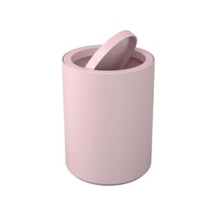 Lixeira Coza Banheiro com Tampa 1 Litros Serene - Rosa