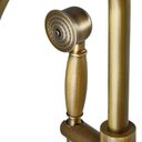 Ver imagem 3 de Misturador de Piso Banheira Imersão Bronze Escovado Vintage Bronze Escovado