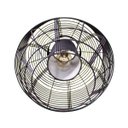 Ver imagem 3 de Pendente Lustre Net Bella Preto Com Metal Aramado E Tecido Ø32cm Lanterna Chinesa E-27 Pd015s