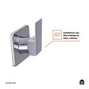 Ver imagem 3 de Acabamento de Misturador para Banheiro Oiapoque - Pingoo.casa - Prata