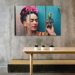 Conjunto Quadro Frida Kahlo em MDF - 2 Conjunto Quadro Frida Kahlo em MDF - 2