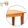 Mesa de Jantar 1,5 M Madeira de Demolição - Natural - 7