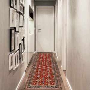 Passadeira Classic Hamadan Oriental 240x66cm