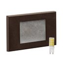 Ver imagem 6 de 5x Balizador Embutir Caixa 4x2 Marrom+ LED G9 5W Branco Quente Parede Escada St1314
