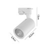 Luminária Spot Branco para Trilho Eletrificado Branco Quente 5W Opus - 2