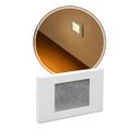 Ver imagem 1 de 4x Balizador Embutir Parede Escada Caixa 4x2 BRANCO St1314