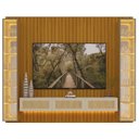 Ver imagem 2 de Estante Ripado para TV até 84" com LED 322cm x 250cm 100% MDF Majestade/Nativ