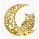 Ver imagem 1 de Lua com Coruja:yellow