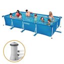 Ver imagem 2 de Piscina Estrutural Retangular 7.127 Litros Com Filtro 220v Intex