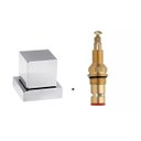 Ver imagem 1 de Acabamento para Registro 3/4 Padrão Deca + Conversor 1/2 Volta