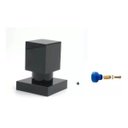 Ver imagem 1 de Acabamento para Registro Quadrado 3/4 Metal Preto Docol