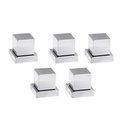 Ver imagem 1 de Kit 5 Acabamentos para Registro Quadrado 1/2 - 3/4 Padrão Deca