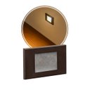 Ver imagem 1 de 2x Balizador Embutir Parede Escada Caixa 4x2 Marrom St1314