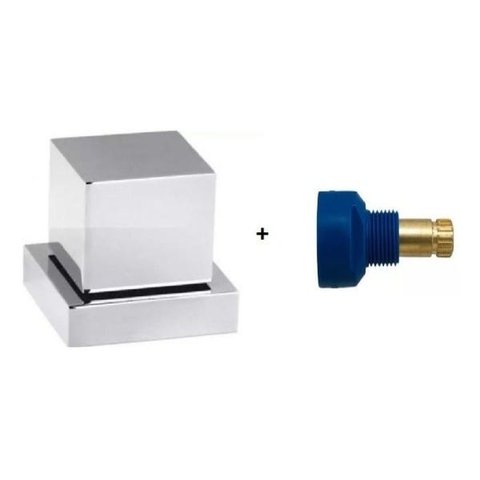 Acabamento para Registro Quadrado 3/4 Com Adaptador Fabrimar