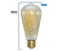 Ver imagem 4 de Luminária Arandela Moderna Trace Abajur Parede Soquete E27 + Lâmpada Filamento LED St64 St1344